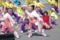 力強い演舞です、お母さんもこのスタイルで・・・